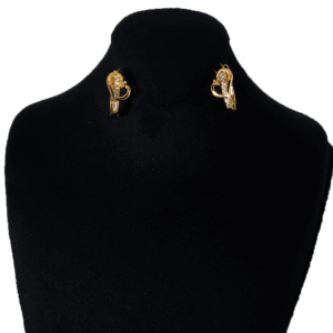گوشواره میخی طرح قلب ژوپینگ مدل 23