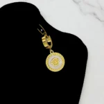 گوشواره سکه‌ای ورساچه سفید