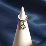 گوشواره نگین مکعبی مدل 177