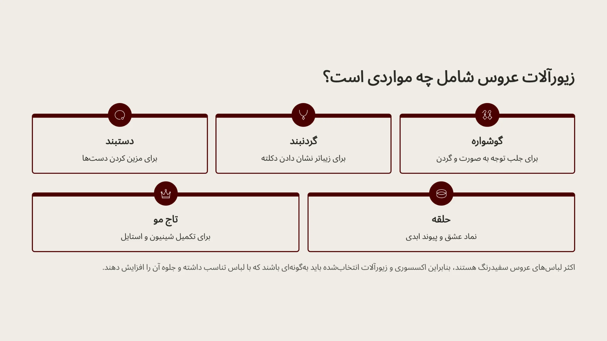 زیورآلات عروس